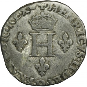 Francja, Henryk II, Grosz de Nesles Paryż 1550 A