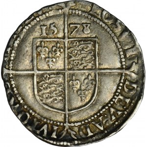 Anglie, Alžběta I., 6 pencí Londýn 1578