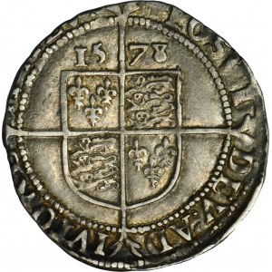 England, Elizabeth I, 6 Pence London 1578