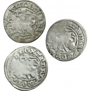 Set, Alexander Jagiellon, Halfgroat Vilnius undated (3 pcs.)