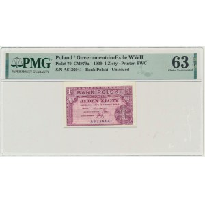 1 gold 1939 - PMG 63 EPQ