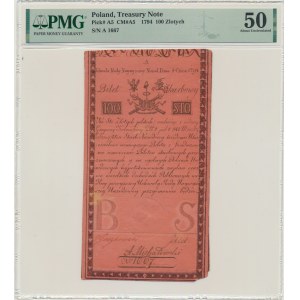 100 zlotých 1794 - A - PMG 50