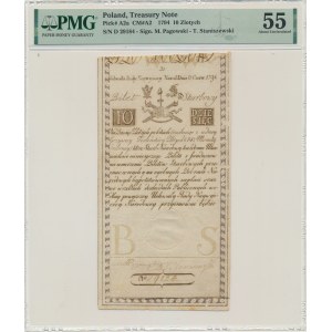 10 zlatých 1794 - D - PMG 55 - NICE