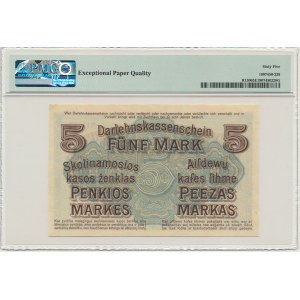 Kowno, 5 mark 1918 - D - PMG 65 EPQ