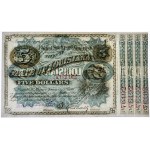 USA, Louisiana, New Orleans, 5 187 USD - PMG 65 EPQ - červená číslica -.