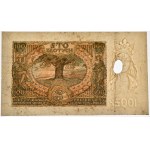100 złotych 1932 - destrukt - oryginalnie kasowany - PMG