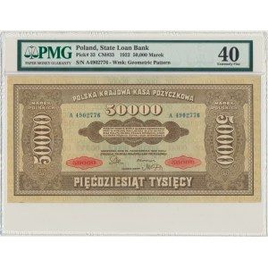 50,000 marks 1922 - A - PMG 40