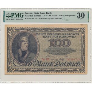 100 marek 1919 - Ser.BE - PMG 30 -