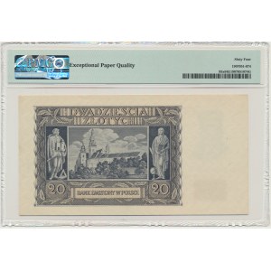 20 złotych 1940 - O - London Counterfeit - PMG 64 EPQ