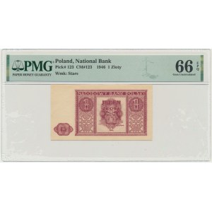 1 złoty 1946 - PMG 66 EPQ