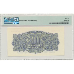 10 gold 1944 ...owe - Dd 823518 - PMG 66 EPQ - commemorative issue - WITHOUT PRINTING -.
