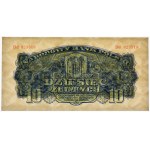 10 zlotých 1944 ...dlží - Dd 823518 - PMG 66 EPQ - pamätná emisia - BEZ TLAČE -