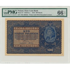 100 Mark 1919 - IH Serie E - PMG 66 EPQ