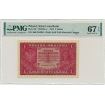 1 známka 1919 - 1. série KB - PMG 67 EPQ