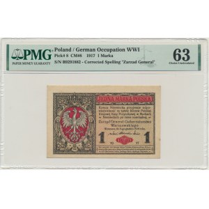 1 mark 1916 - General - PMG 63