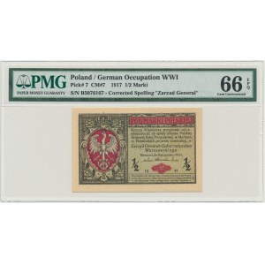 1/2 Mark 1916 - Allgemeines - PMG 66 EPQ