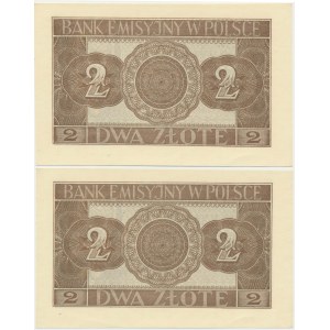 Set, 2 gold 1941 - AG - (2 pcs.) - consecutive numbers