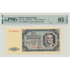 20 gold 1948 - GY - PMG 65 EPQ