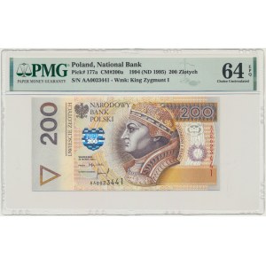 200 złotych 1994 - AA - PMG 64 EPQ