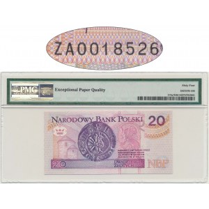 20 złotych 1994 - ZA - PMG 64 EPQ - seria zastępcza TDLR