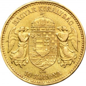 Ungarn, Franz Joseph I., 10 Kronen 1904 KB