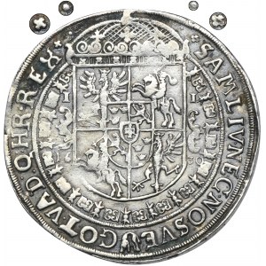Zikmund III Vasa, Thaler Bydgoszcz 1630 II - Vzácný, úzké poprsí bez luku
