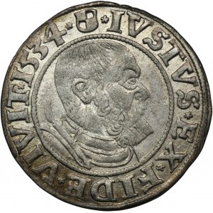 Knížecí Prusko, Albrecht Hohenzollern, Grosz Königsberg 1534 - PRVS