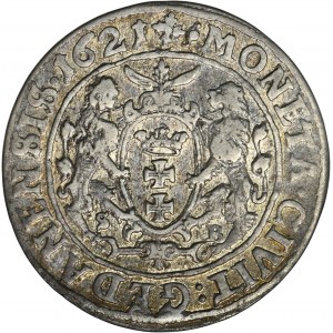 Sigismund III Vasa, 1/4 Thaler Danzig 1621 - RARE