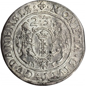 Sigismund III Vasa, 1/4 Thaler Danzig 1623 - PR•