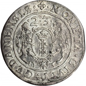 Zikmund III Vasa, Ort Gdaňsk 1623 - PR-