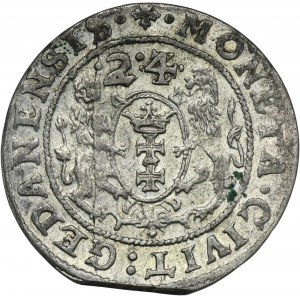 Sigismund III Vasa, 1/4 Thaler Danzig 1624/3 - PR•