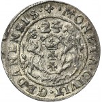 Sigismund III Vasa, 1/4 Thaler Danzig 1624/3 - PR•