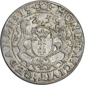 Sigismund III Vasa, 1/4 Thaler Danzig 1625 - P: