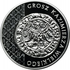 20 Zloty 2015 Kasimir der Große Pfennig