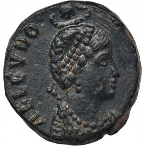 Roman Imperial, Aelia Eudoxia, Follis