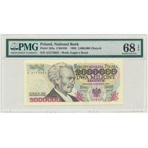 2 miliony złotych 1993 - A - PMG 68 EPQ