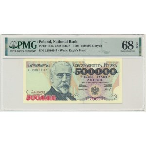 500,000 PLN 1993 - L - PMG 68 EPQ