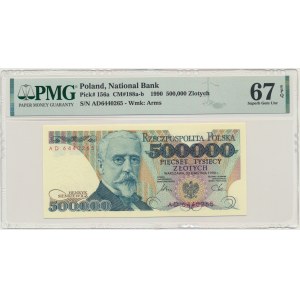 500 000 PLN 1990 - AD - PMG 67 EPQ