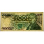 5.000 złotych 1986 - AY - PMG 66 EPQ - pierwsza seria rocznika