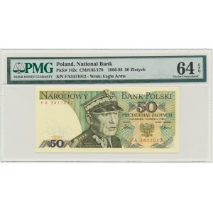 50 złotych 1986 - FA - PMG 64 EPQ
