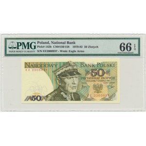 50 złotych 1982 - EE - PMG 66 EPQ