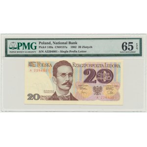 20 złotych 1982 - A - PMG 65 EPQ