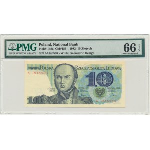 10 złotych 1982 - A - PMG 66 EPQ