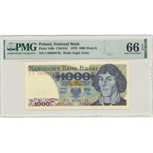 1.000 złotych 1979 - CS - PMG 66 EPQ