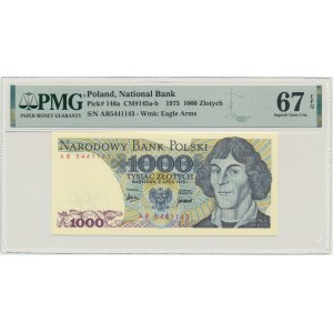 1.000 złotych 1975 - AR - PMG 67 EPQ