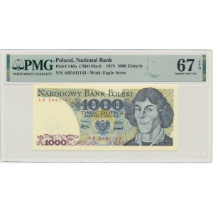 1,000 gold 1975 - AR - PMG 67 EPQ