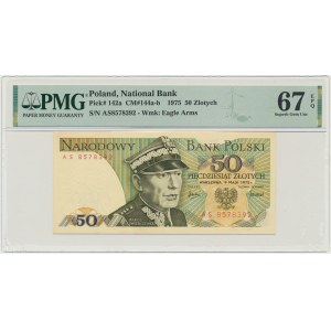 50 złotych 1975 - AS - PMG 67 EPQ