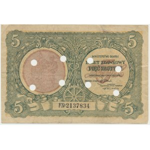 5 zlotých 1925 - dobový falzifikát