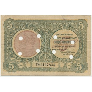5 Zloty 1925 - Fälschung der Zeit