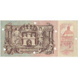 Lwów, Kassenzuteilung für 100 Kronen 1915, Serie M.m